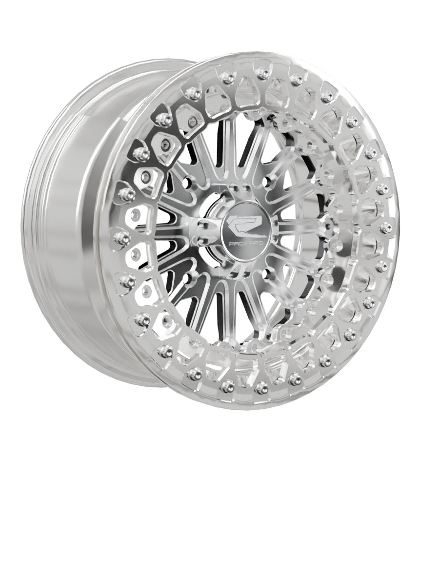 Element - FF Forged Polished Beadlock - Silver - 15x7 | 4x156 / Polished V.2 / No