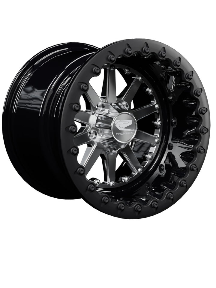Element - FF Forged Beadlock - Silver RZR Pro R 5x4.5 - 15x11 | 5X4.5 / Satin Black V.1 / Spinner cap
