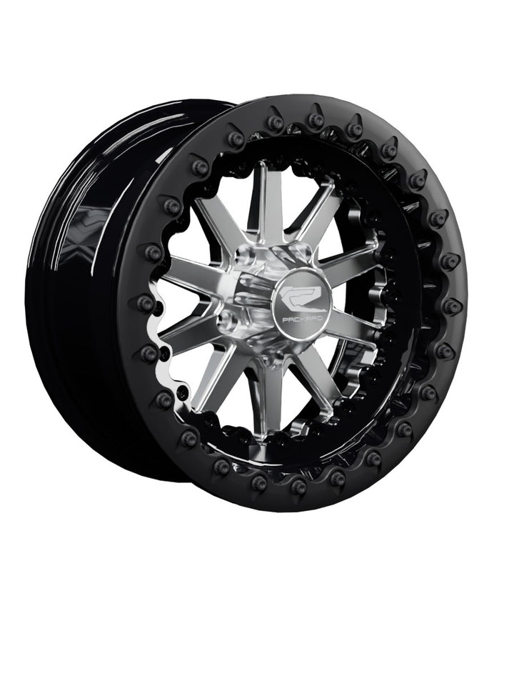 Element - FF Forged Beadlock - Silver RZR Pro R 5x4.5 - 15x7 | 5X4.5 / Satin Black V.1 / Spinner cap