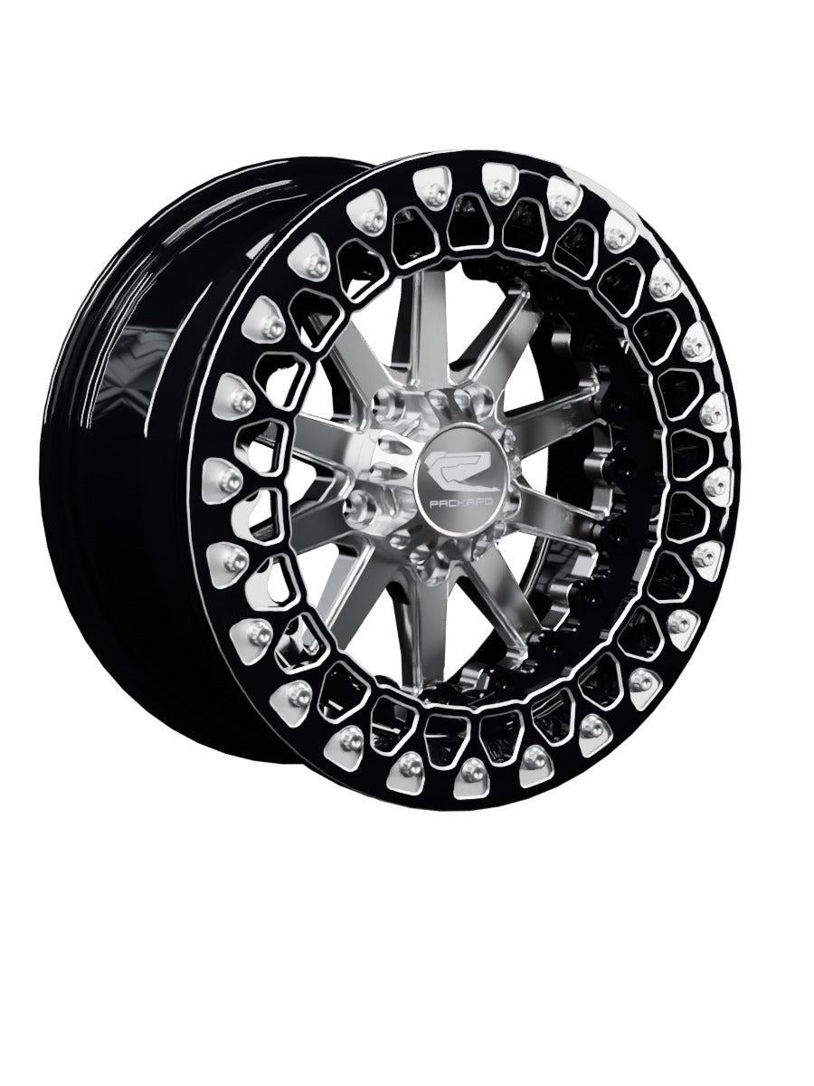 Element - FF Forged Beadlock - Silver RZR Pro R 5x4.5 - 15x7 | 5X4.5 / Contrast Machined V.2
