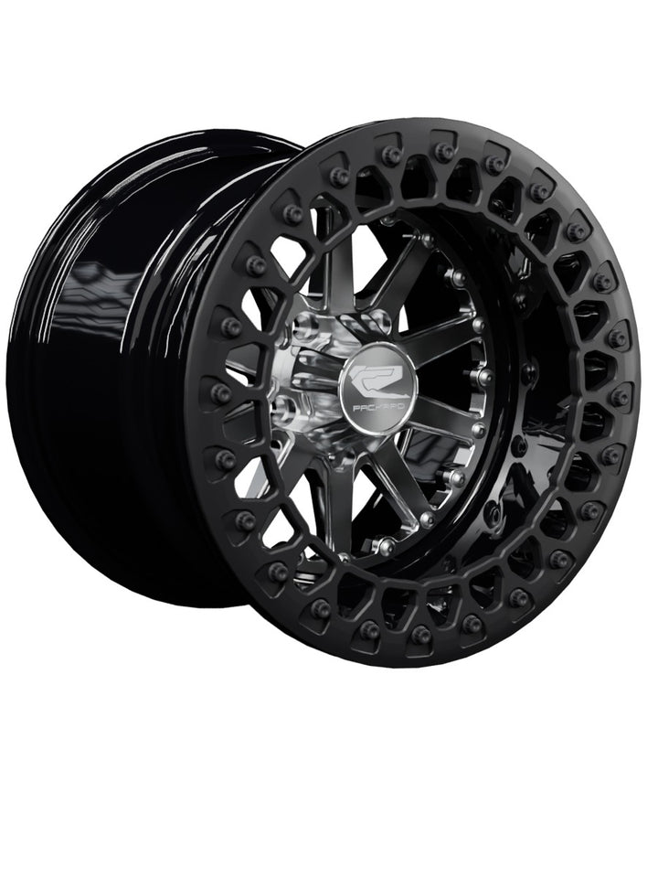 Element - FF Forged Beadlock - Silver RZR Pro R 5x4.5 - 15x11 | 5X4.5 / Satin Black V.2 / Spinner cap