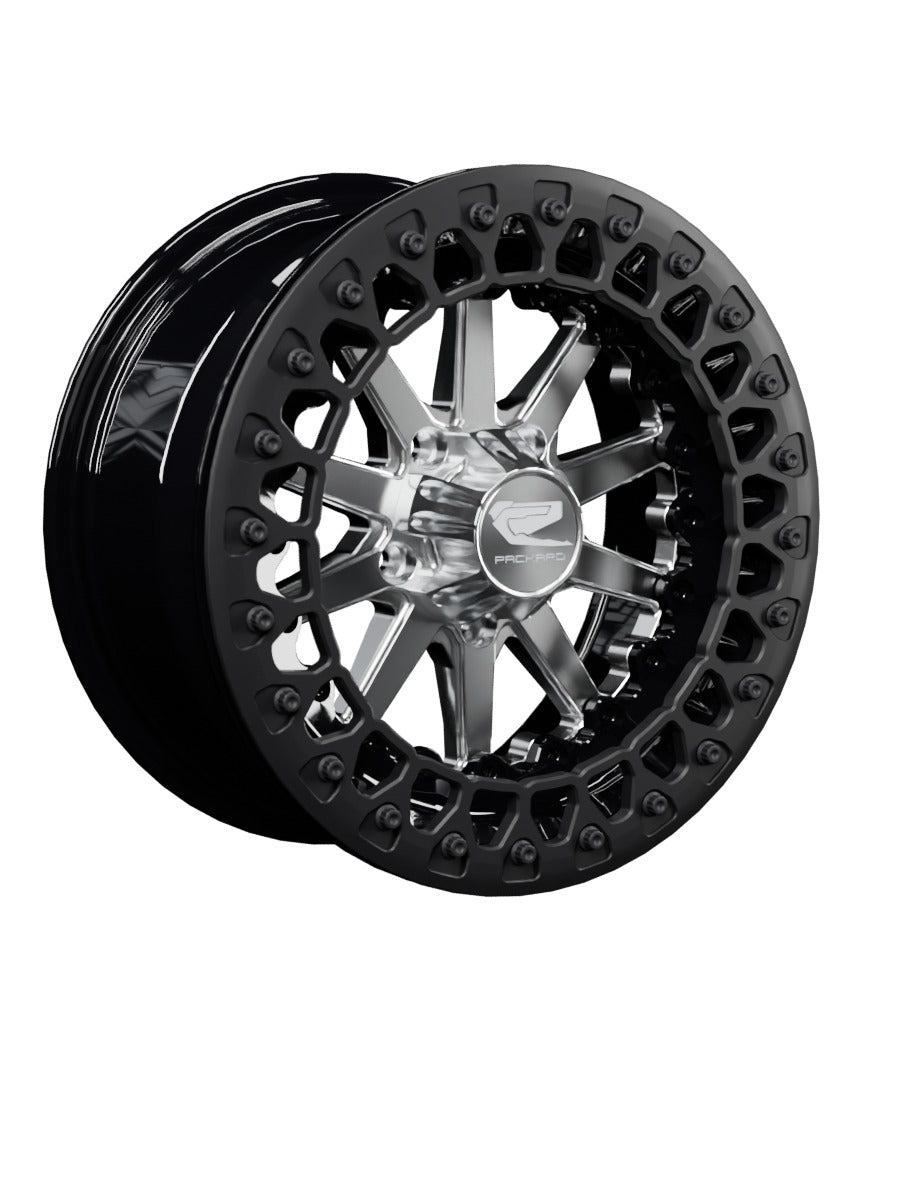 Element - FF Forged Beadlock - Silver RZR Pro R 5x4.5 - 15x7 | 5X4.5 / Satin Black V.2 / Spinner cap