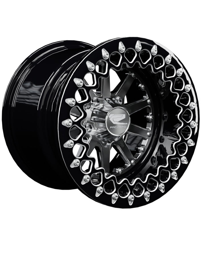 Element - FF Forged Beadlock - Silver RZR Pro R 5x4.5 - 15x11 | 5X4.5 / Contrast Machined V.3 / Spinner cap