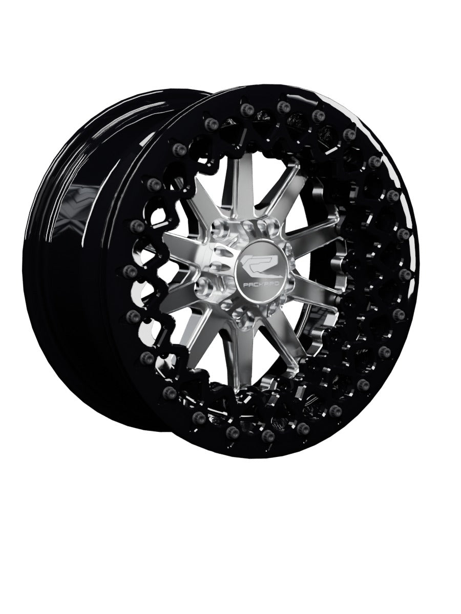 Element - FF Forged Beadlock - Silver RZR Pro R 5x4.5 - 15x7 | 5X4.5 / Gloss Black V.3