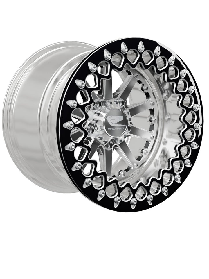 Element - FF Forged Polished Beadlock - Silver RZR Pro R 5x4.5 - 15x11 | 5X4.5 / Contrast Machined V.3