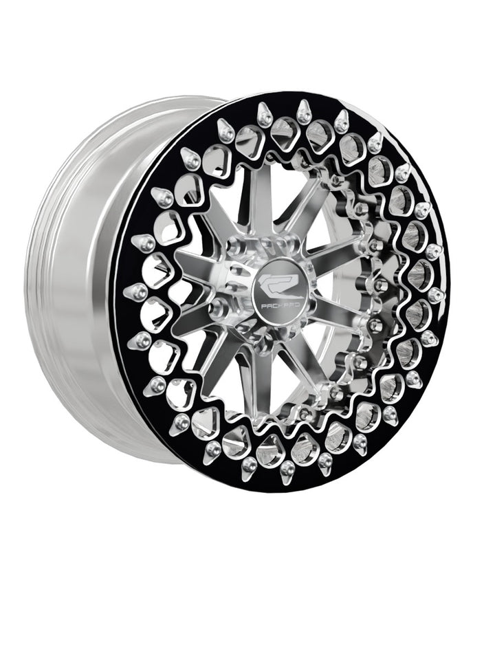 Element - FF Forged Polished Beadlock - Silver RZR Pro R 5x4.5 - 15x7 | 5X4.5 / Contrast Machined V.3