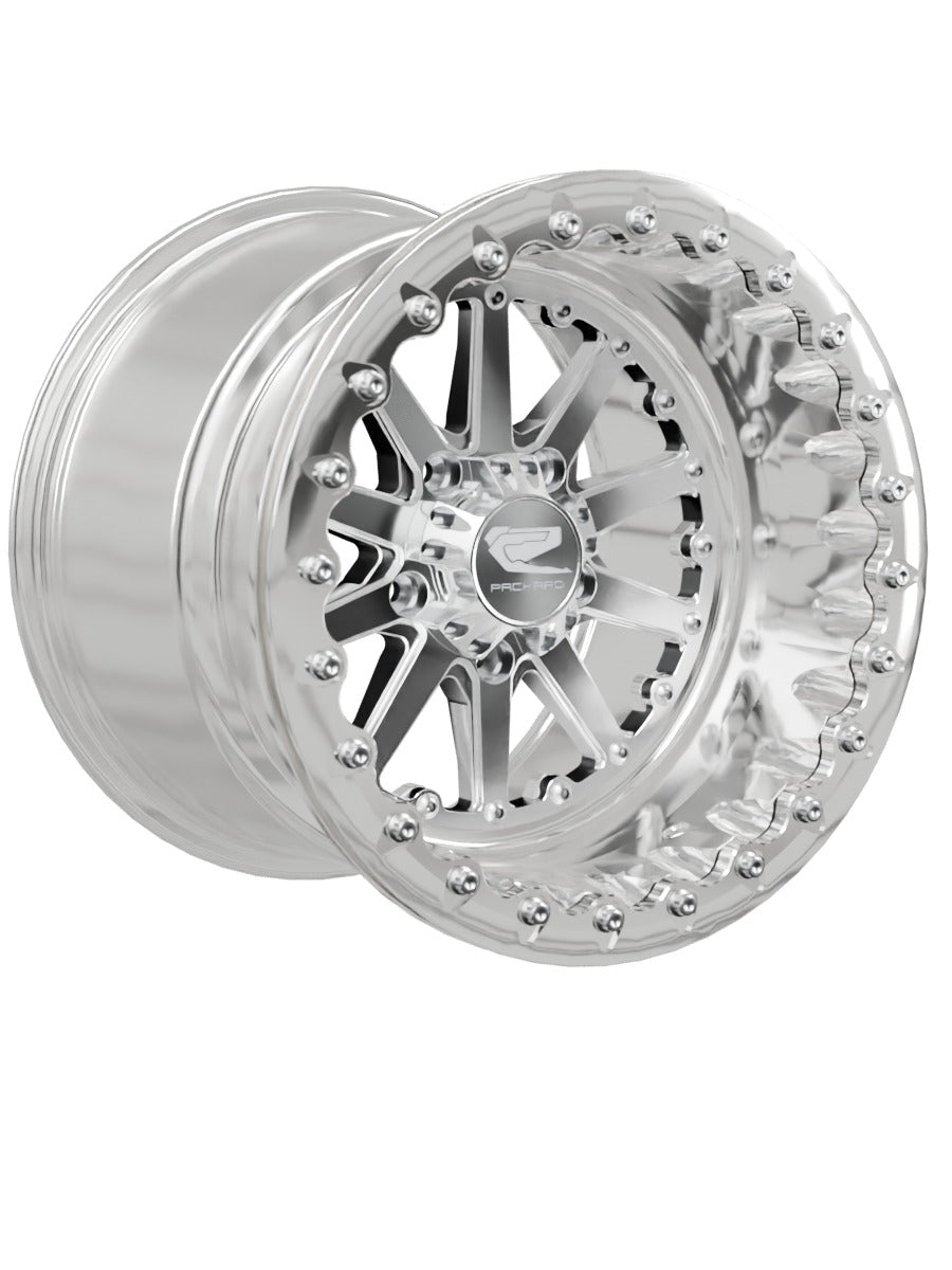 Element - FF Forged Polished Beadlock - Silver RZR Pro R 5x4.5 - 15x11 | 5X4.5 / Polished V.1