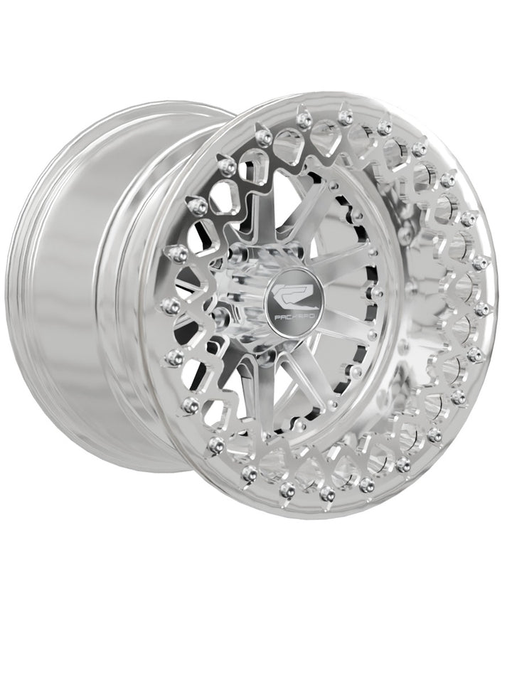 Element - FF Forged Polished Beadlock - Silver RZR Pro R 5x4.5 - 15x11 | 5X4.5 / Polished V.3 / Spinner cap