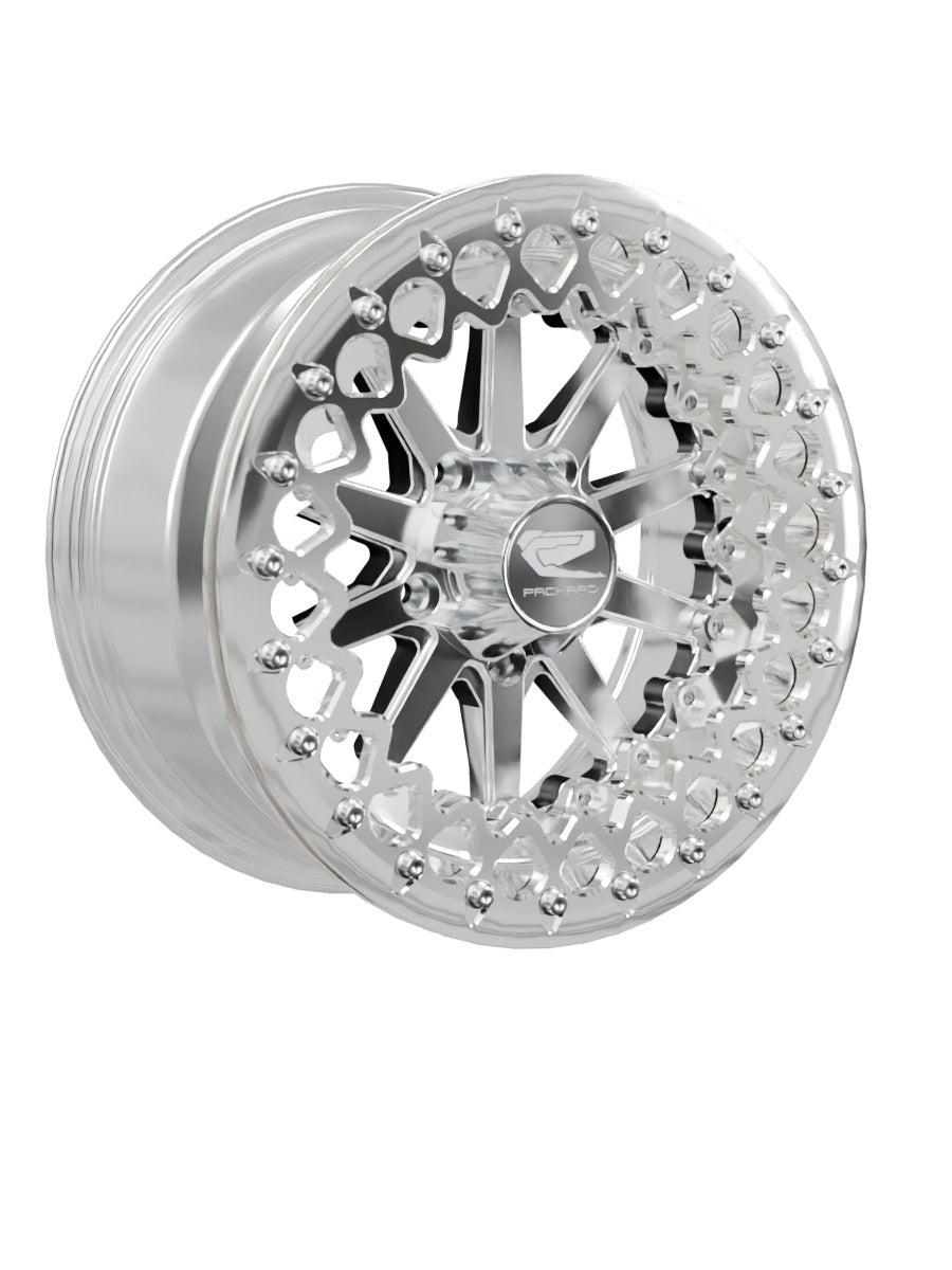 Element - FF Forged Polished Beadlock - Silver RZR Pro R 5x4.5 - 15x7 | 5X4.5 / Polished V.3 / Spinner cap