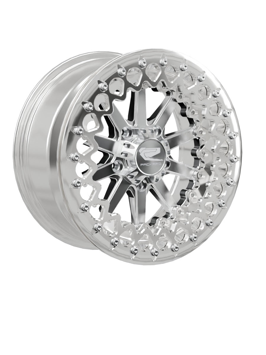 Element - FF Forged Polished Beadlock - Silver RZR Pro R 5x4.5 - 15x7 | 5X4.5 / Polished V.3