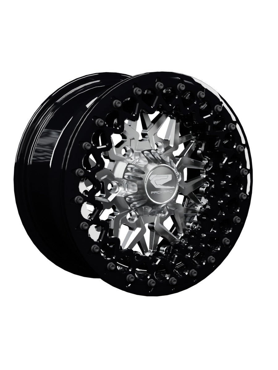 Impact - FF Forged Beadlock - Silver Maverick R 6x139.7 - 15x7 | 6x139.7 / Gloss Black V.3 / Yes