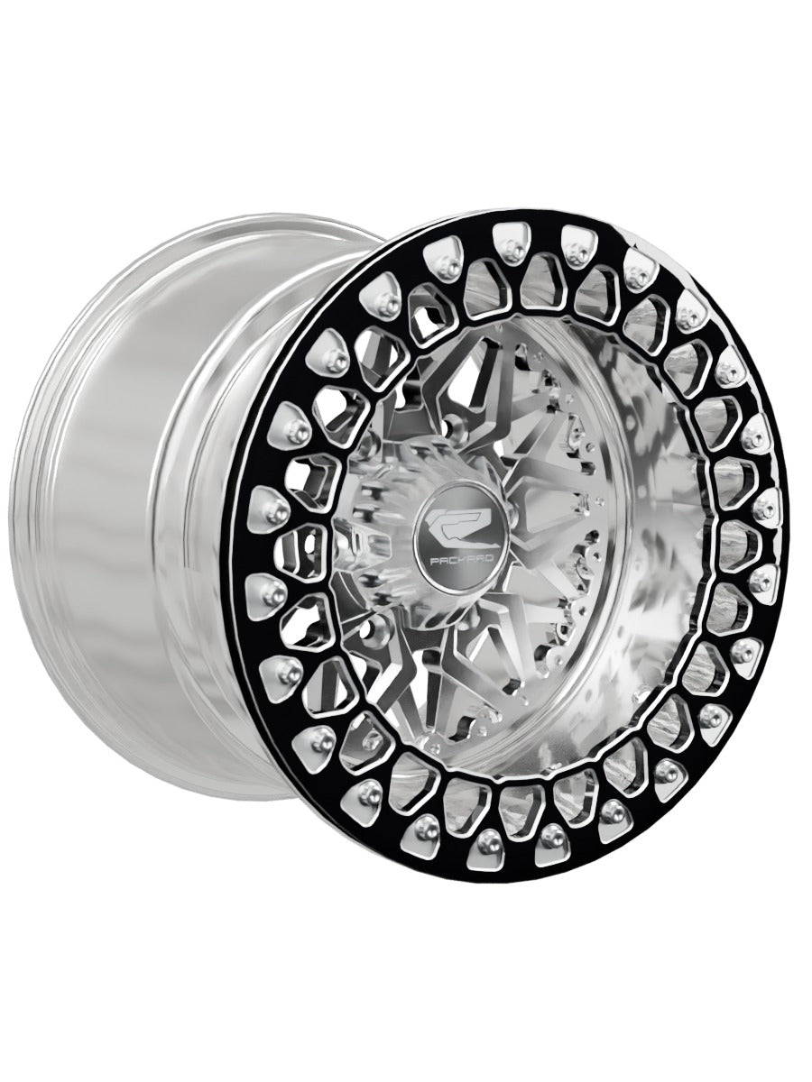 Impact - FF Forged Polished Beadlock - Silver Maverick R 6x139.7 - 15x11 | 6x139.7 / Contrast Machined V.2 / Yes