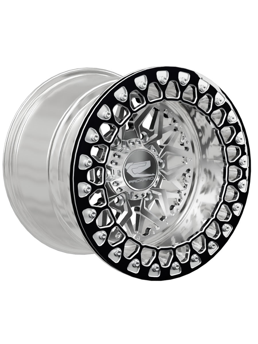 Impact - FF Forged Polished Beadlock - Silver Maverick R 6x139.7 - 15x11 | 6x139.7 / Contrast Machined V.2 / No