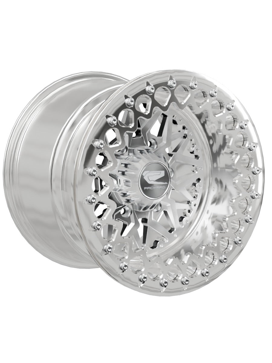 Impact - FF Forged Polished Beadlock - Silver Maverick R 6x139.7 - 15x11 | 6x139.7 / Polished V.3 / Yes