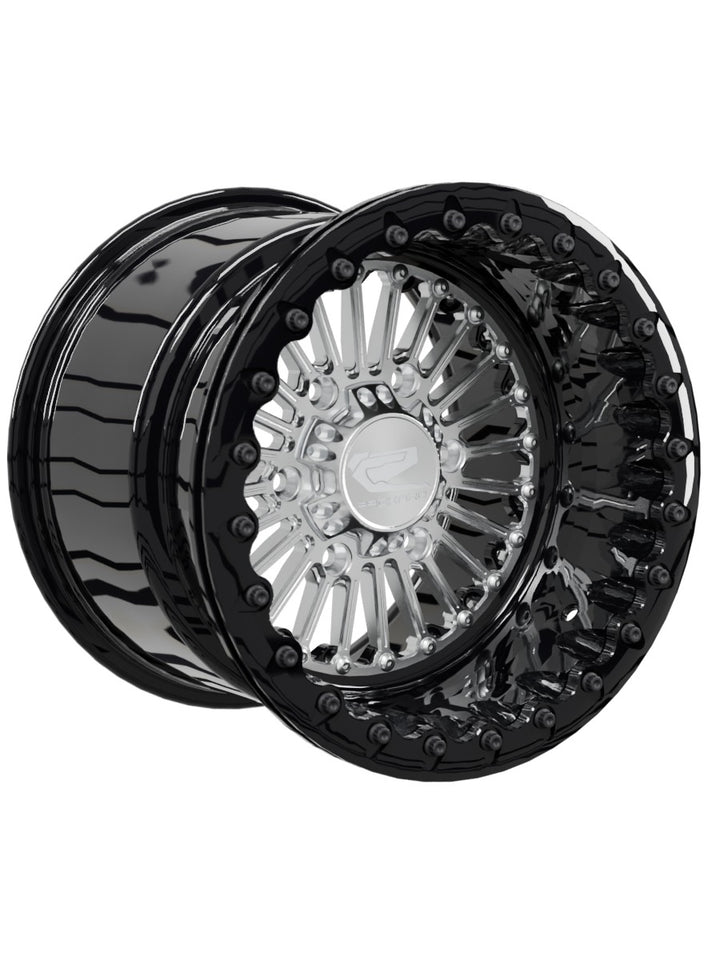 Import Beadlock — Silver Maverick R 6x139.7 — 15x11 | 6x139.7 / Gloss Black V.1