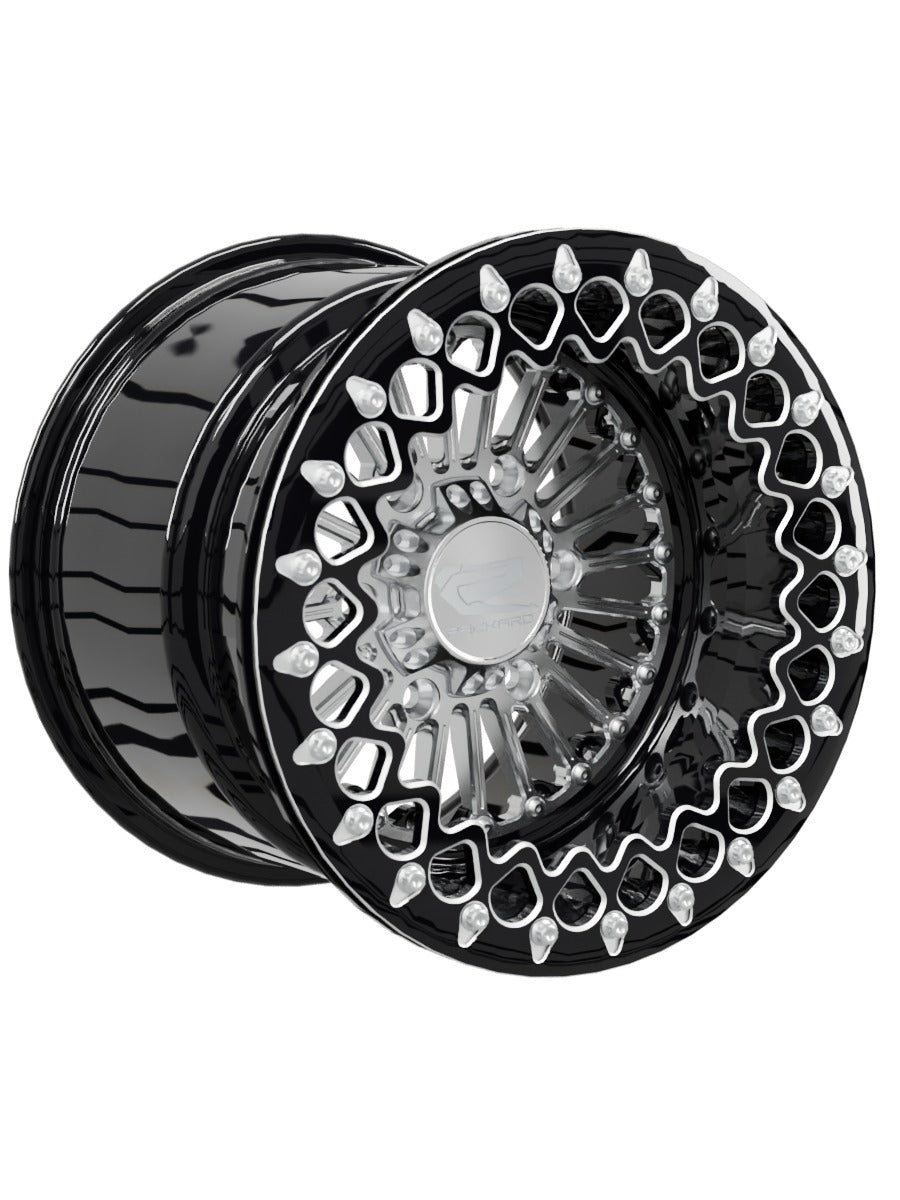 Import Beadlock — Silver Maverick R 6x139.7 — 15x11 | 6x139.7 / Contrast Machined V.3