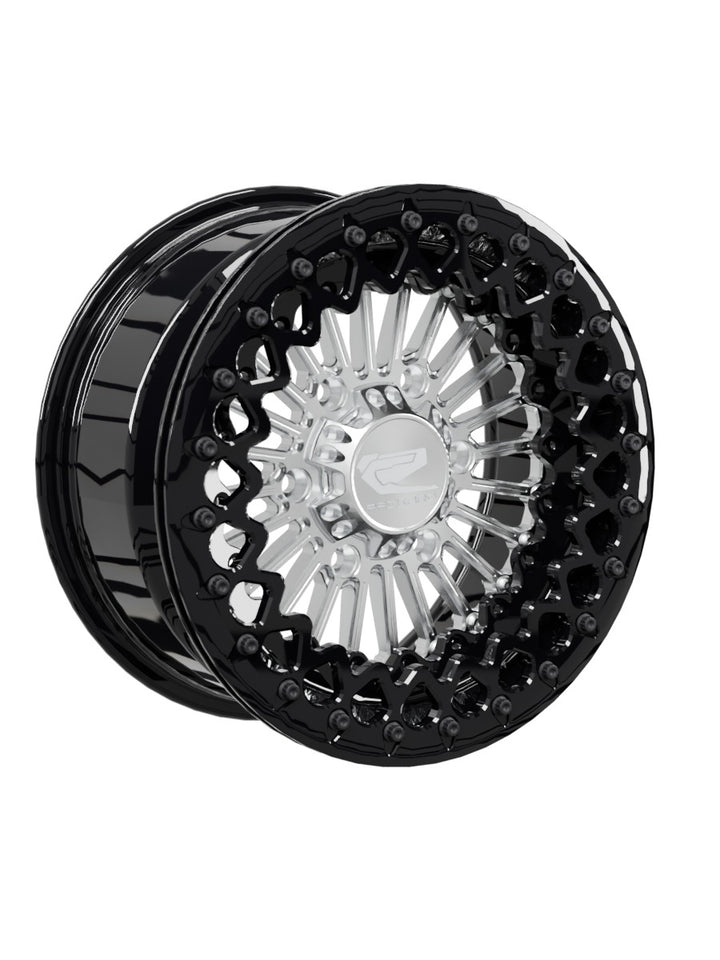 Import Beadlock — Silver Maverick R 6x139.7 — 15x7 | 6x139.7 / Gloss Black V.3