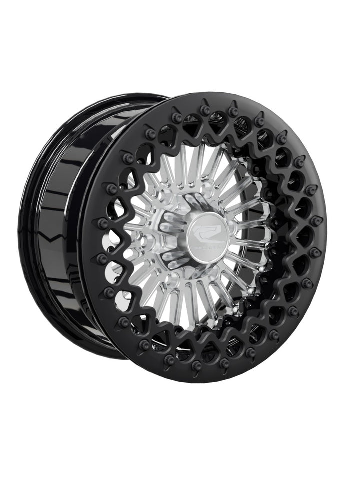 Import Beadlock — Silver Maverick R 6x139.7 — 15x7 | 6x139.7 / Satin Black V.3 with spinner cap