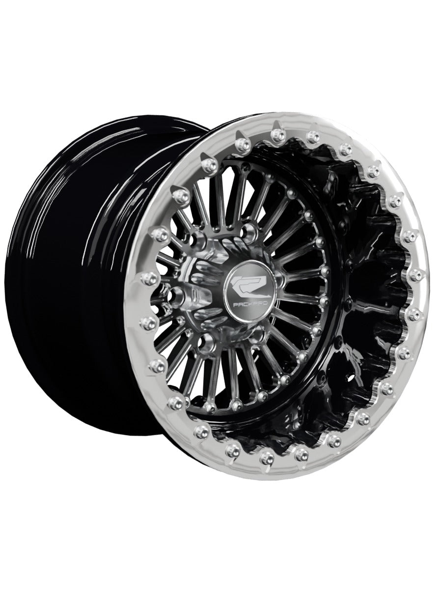 Import Beadlock — Silver Maverick R 6x139.7 — 15x11 | 6x139.7 / Polished V.1 with spinner cap