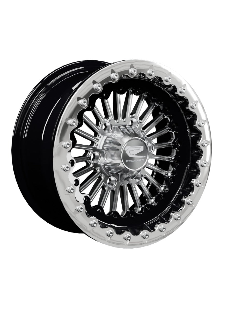 Import Beadlock — Silver Maverick R 6x139.7 — 15x7 | 6x139.7 / Polished V.1 with spinner cap