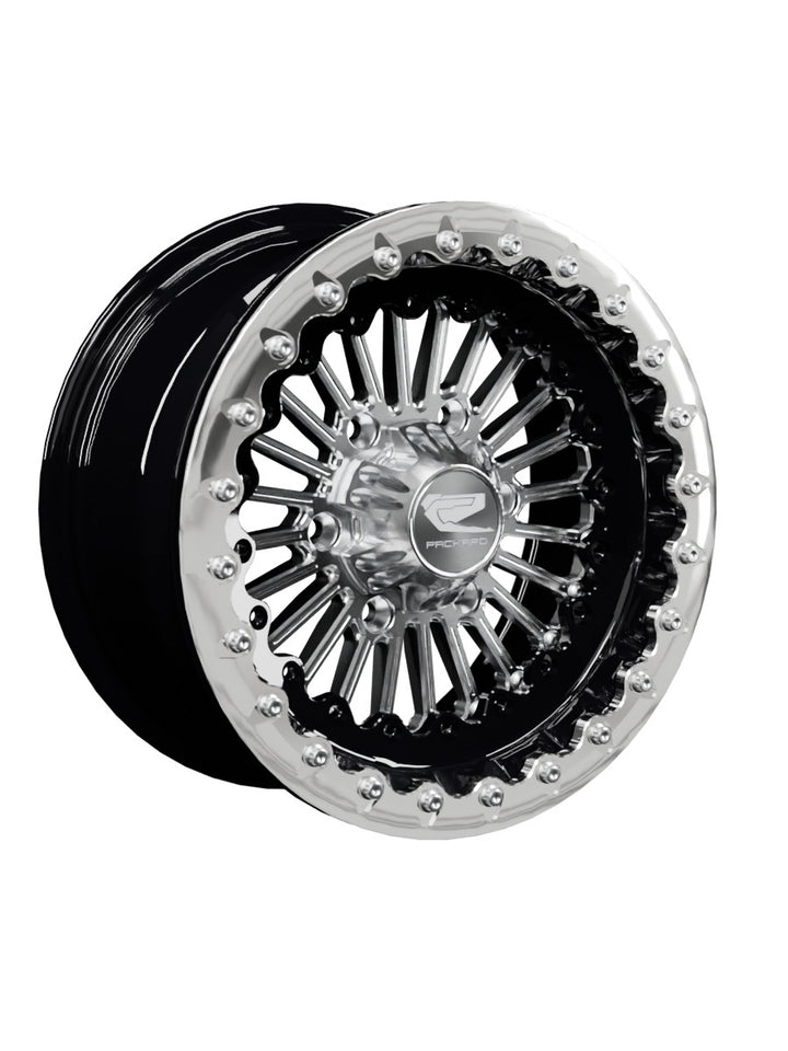 Import Beadlock — Silver Maverick R 6x139.7 — 15x7 | 6x139.7 / Polished V.1 with spinner cap