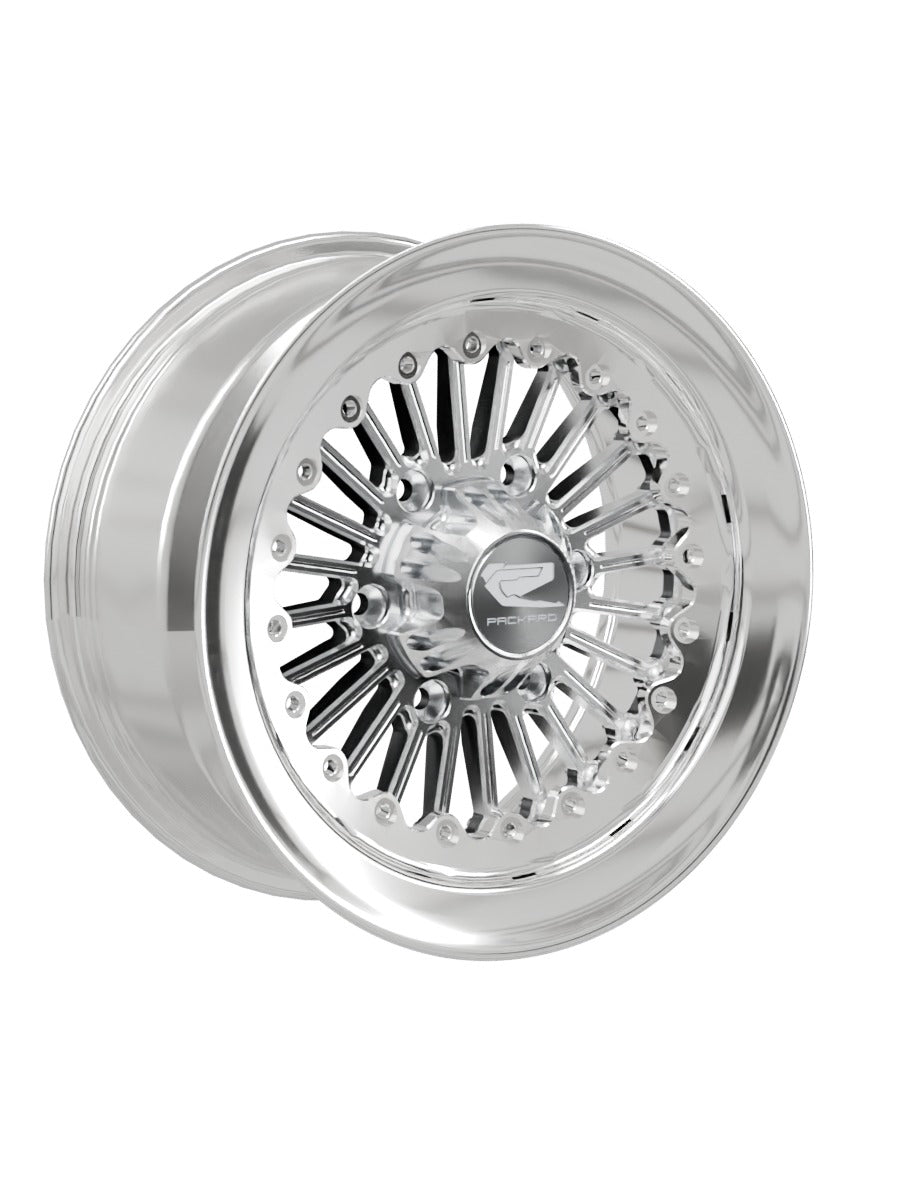 Import — Polished Silver Maverick R 6x139.7 — 15x7 | 6x139.7 with spinner cap