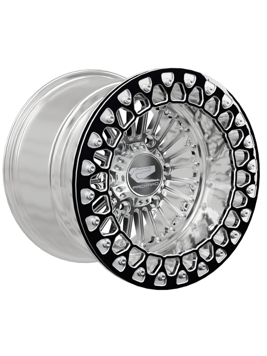 Import Polished Beadlock — Silver Maverick R 6x139.7 — 15x11 | 6x139.7 / Contrast Machined V.2
