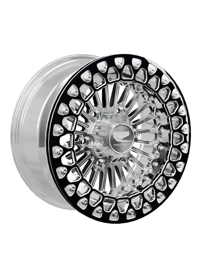 Import Polished Beadlock — Silver Maverick R 6x139.7 — 15x7 | 6x139.7 / Contrast Machined V.2 with spinner cap