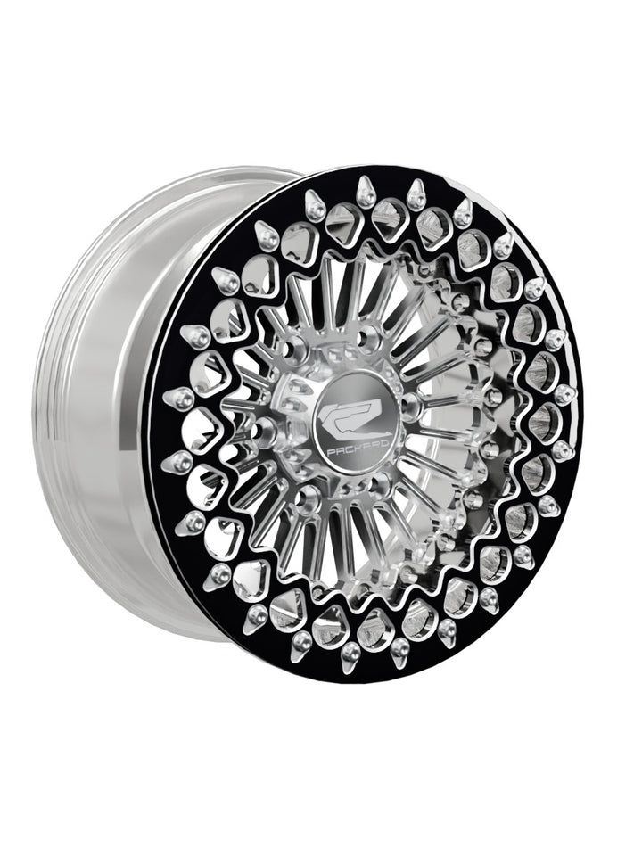 Import Polished Beadlock — Silver Maverick R 6x139.7 — 15x7 | 6x139.7 / Contrast Machined V.3