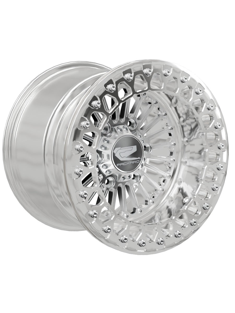 Import Polished Beadlock — Silver Maverick R 6x139.7 — 15x11 | 6x139.7 / Polished V.2