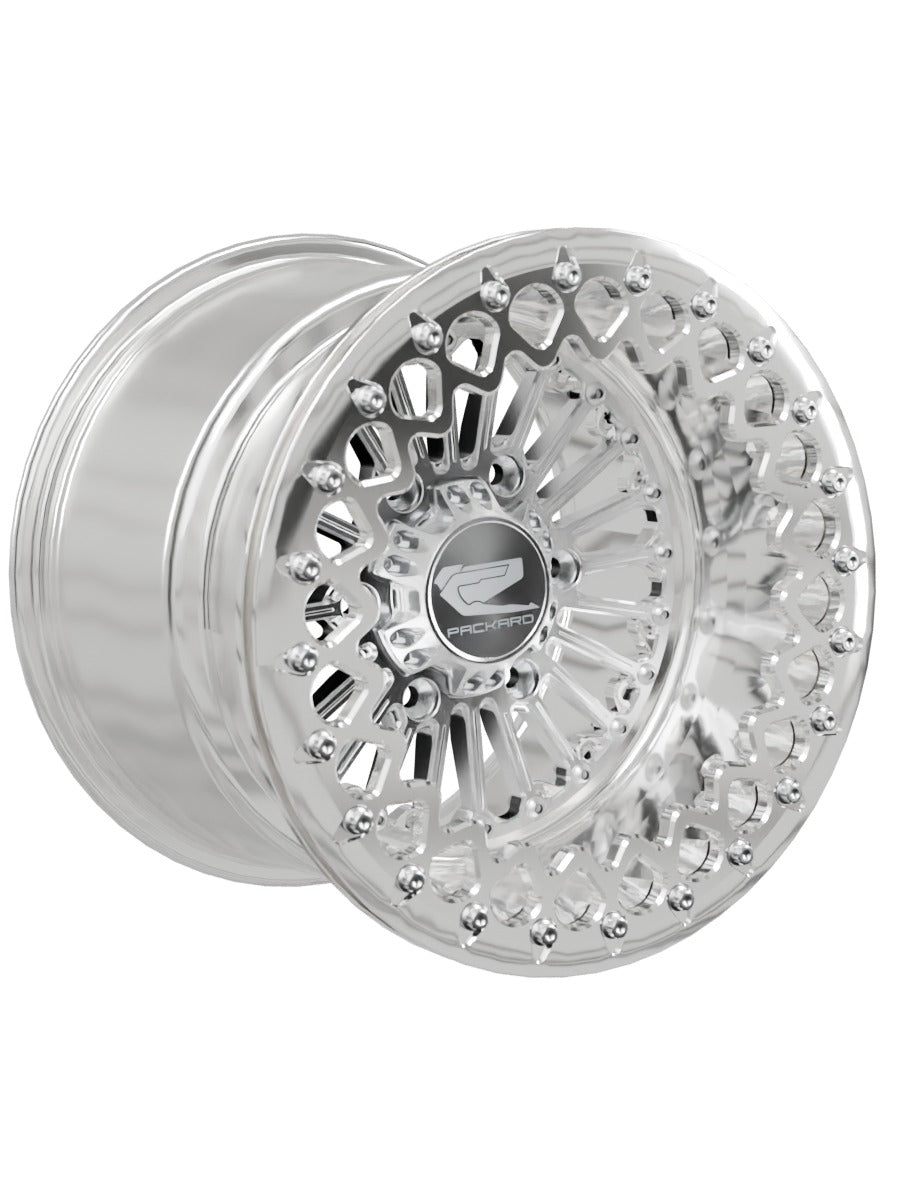 Import Polished Beadlock — Silver Maverick R 6x139.7 — 15x11 | 6x139.7 / Polished V.3
