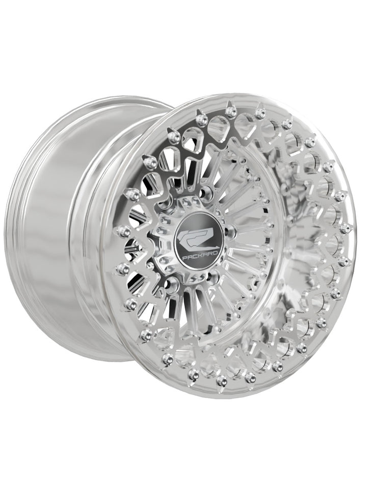 Import Polished Beadlock — Silver Maverick R 6x139.7 — 15x11 | 6x139.7 / Polished V.3