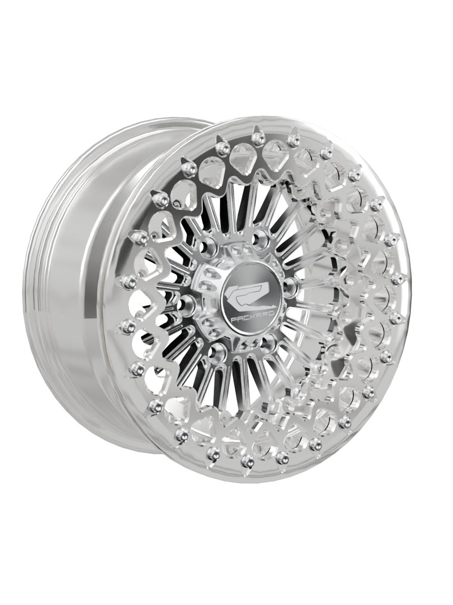 Import Polished Beadlock — Silver Maverick R 6x139.7 — 15x7 | 6x139.7 / Polished V.3