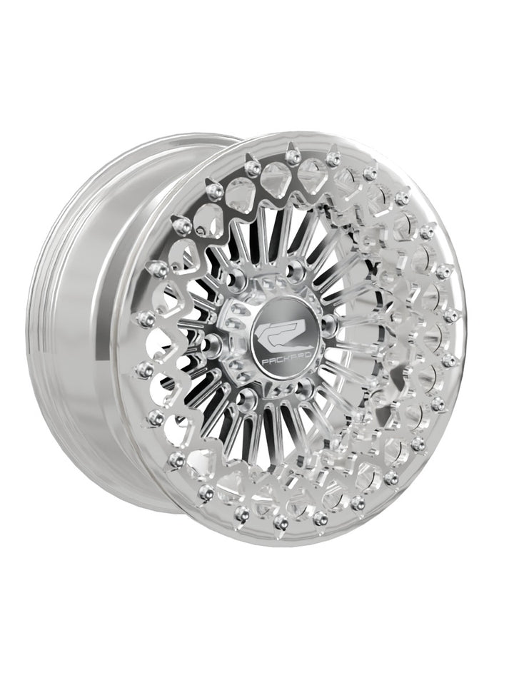 Import Polished Beadlock — Silver Maverick R 6x139.7 — 15x7 | 6x139.7 / Polished V.3
