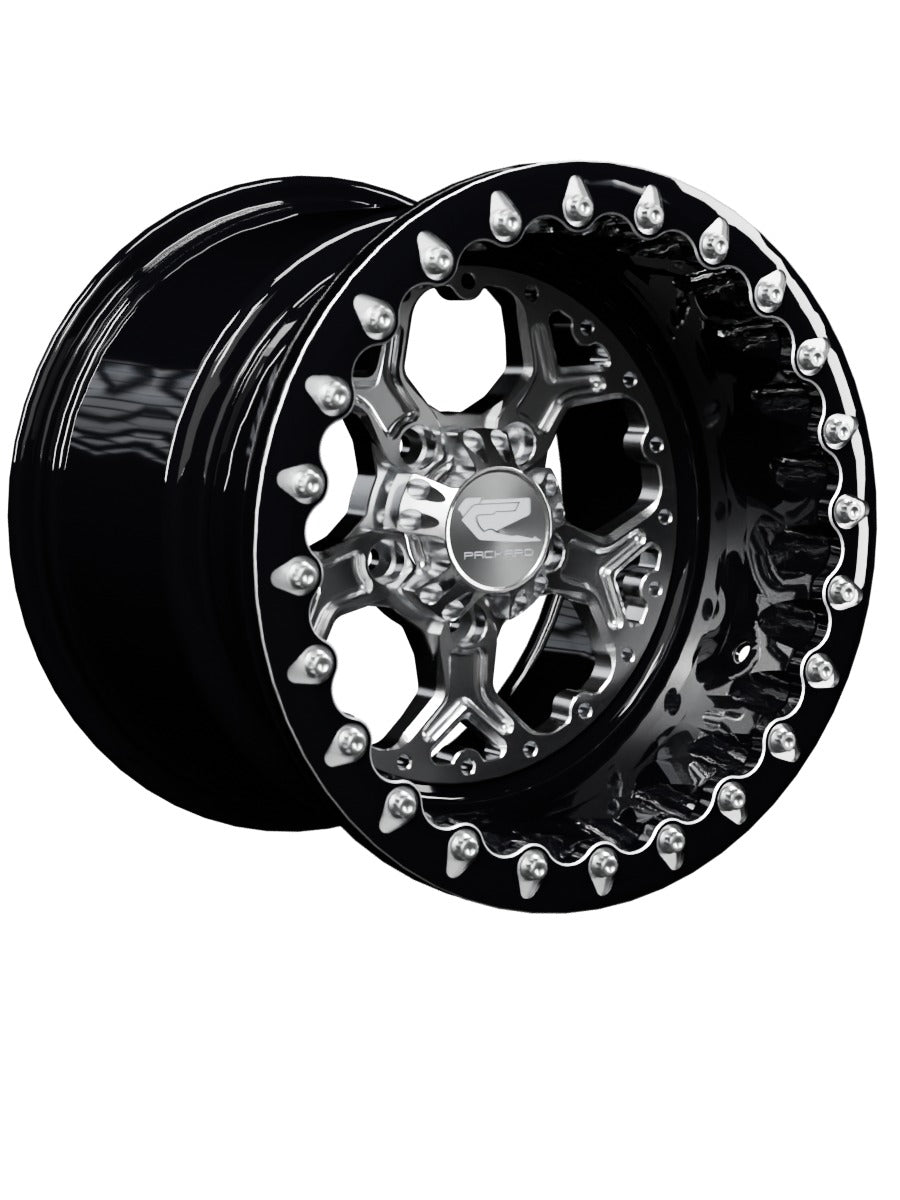 Pro 5 - FF Forged Beadlock - Silver RZR Pro R 5x4.5 - 15x11 | 5X4.5 / Contrast Machined V.1 / No