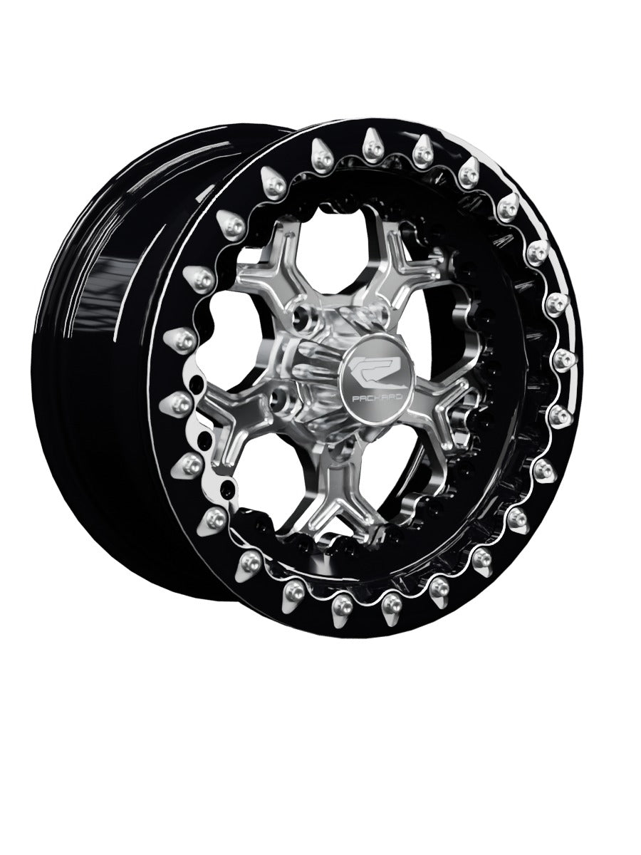 Pro 5 - FF Forged Beadlock - Silver RZR Pro R 5x4.5 - 15x7 | 5X4.5 / Contrast Machined V.1 / Yes