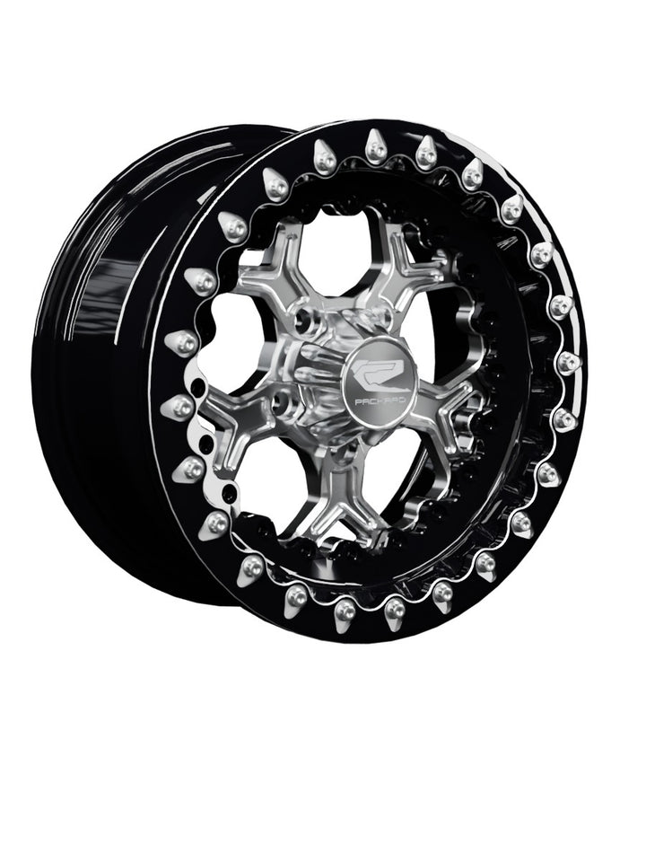 Pro 5 - FF Forged Beadlock - Silver RZR Pro R 5x4.5 - 15x7 | 5X4.5 / Contrast Machined V.1 / Yes