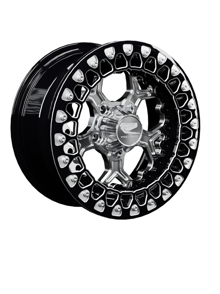 Pro 5 - FF Forged Beadlock - Silver RZR Pro R 5x4.5 - 15x7 | 5X4.5 / Contrast Machined V.2 / Yes