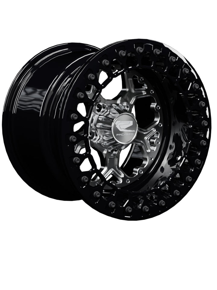 Pro 5 - FF Forged Beadlock - Silver RZR Pro R 5x4.5 - 15x11 | 5X4.5 / Gloss Black V.2 / Yes