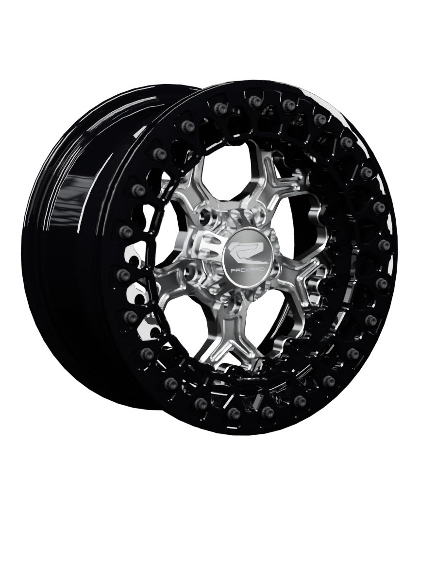 Pro 5 - FF Forged Beadlock - Silver RZR Pro R 5x4.5 - 15x7 | 5X4.5 / Gloss Black V.2 / No