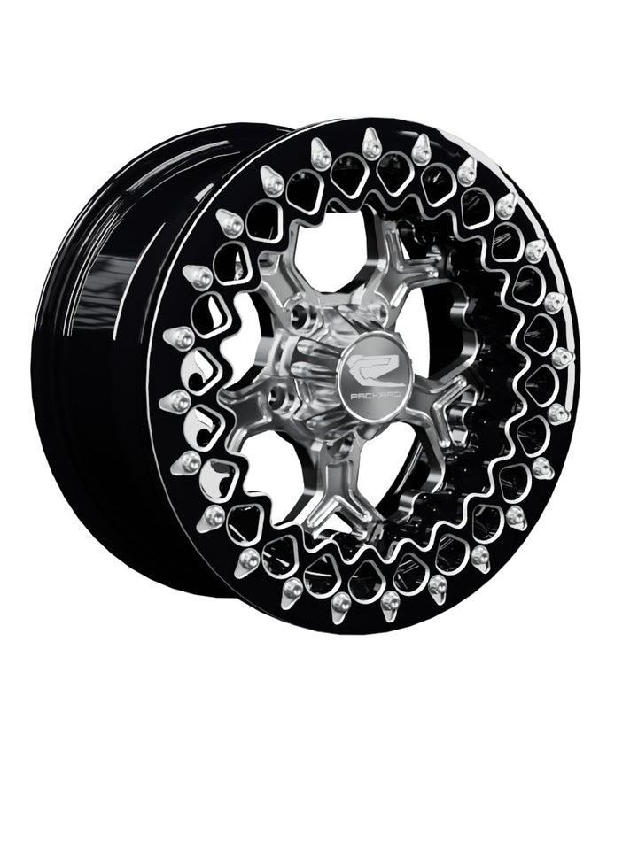 Pro 5 - FF Forged Beadlock - Silver RZR Pro R 5x4.5 - 15x7 | 5X4.5 / Contrast Machined V.3 / Yes