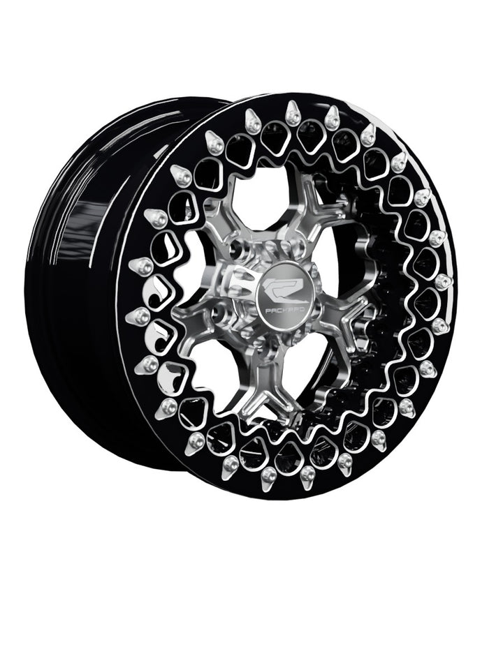 Pro 5 - FF Forged Beadlock - Silver RZR Pro R 5x4.5 - 15x7 | 5X4.5 / Contrast Machined V.3 / No