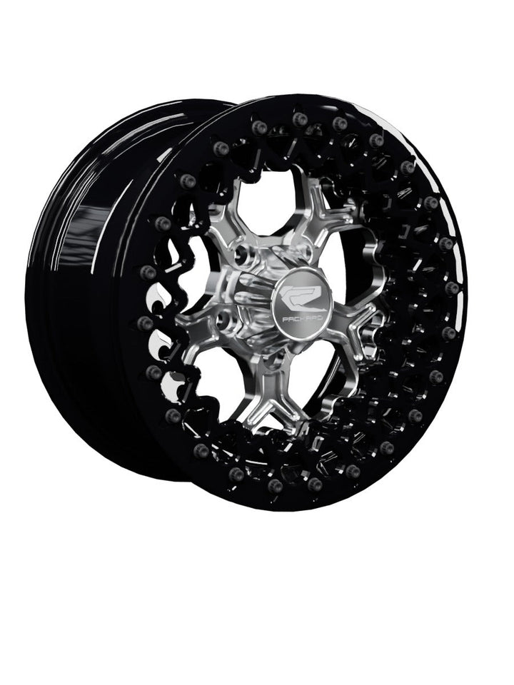 Pro 5 - FF Forged Beadlock - Silver RZR Pro R 5x4.5 - 15x7 | 5X4.5 / Gloss Black V.3 / Yes