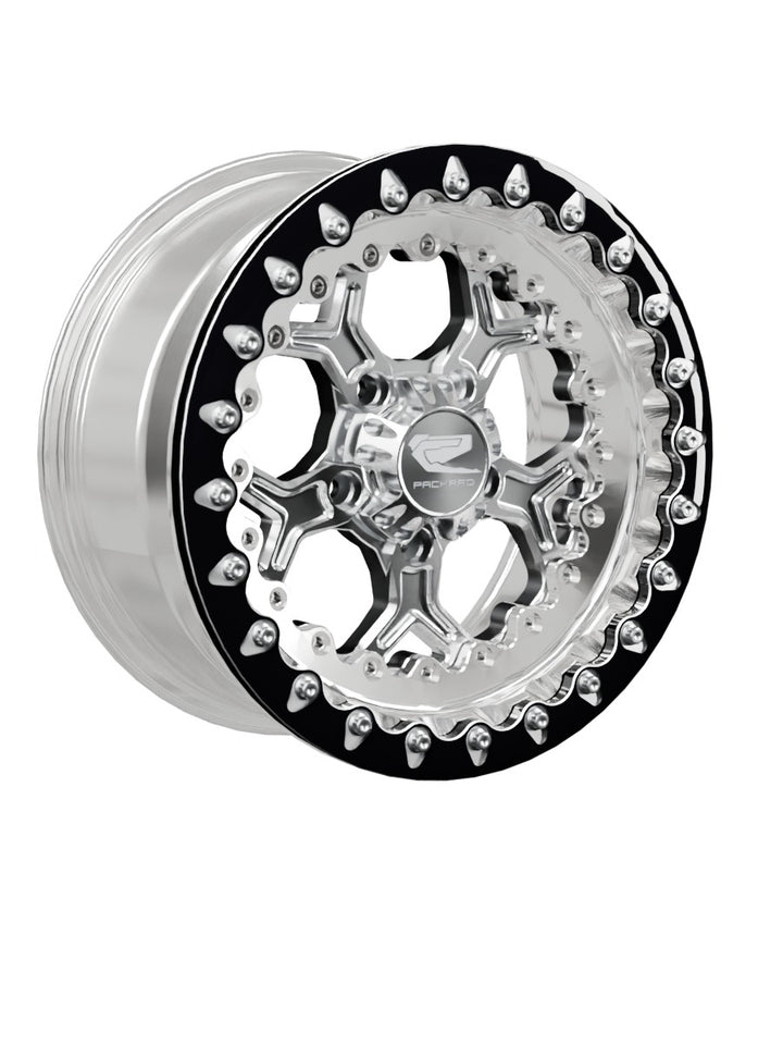 Pro 5 - FF Forged Polished Beadlock - Silver RZR Pro R 5x4.5 - 15x7 | 5X4.5 / Contrast Machined V.1 / No
