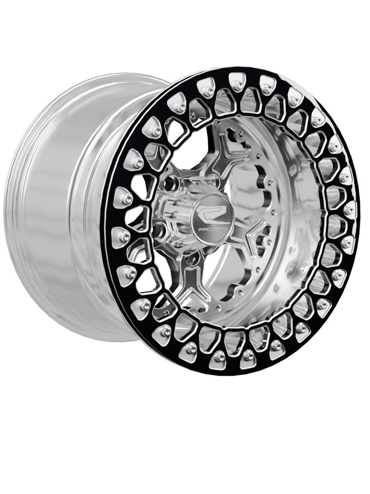 Pro 5 - FF Forged Polished Beadlock - Silver RZR Pro R 5x4.5 - 15x11 | 5X4.5 / Contrast Machined V.2 / Yes