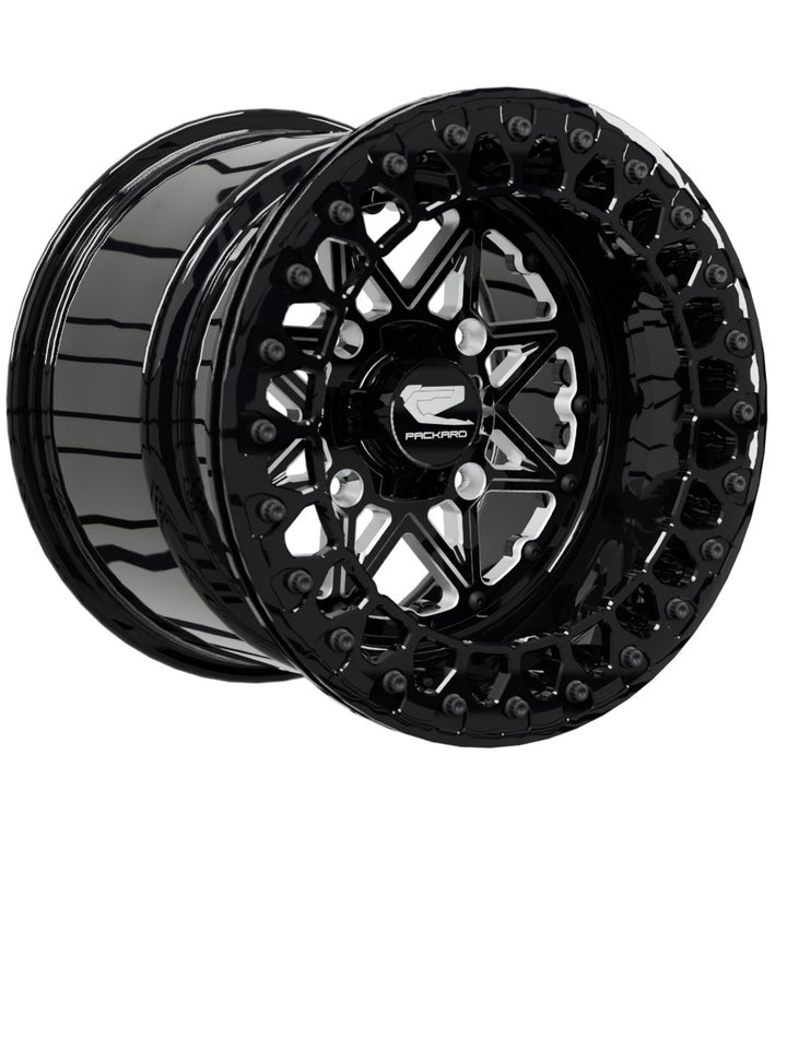 V2 Super Star - FF Forged Beadlock - Gloss Black - 15x11 | 4x136 / Gloss Black V.2