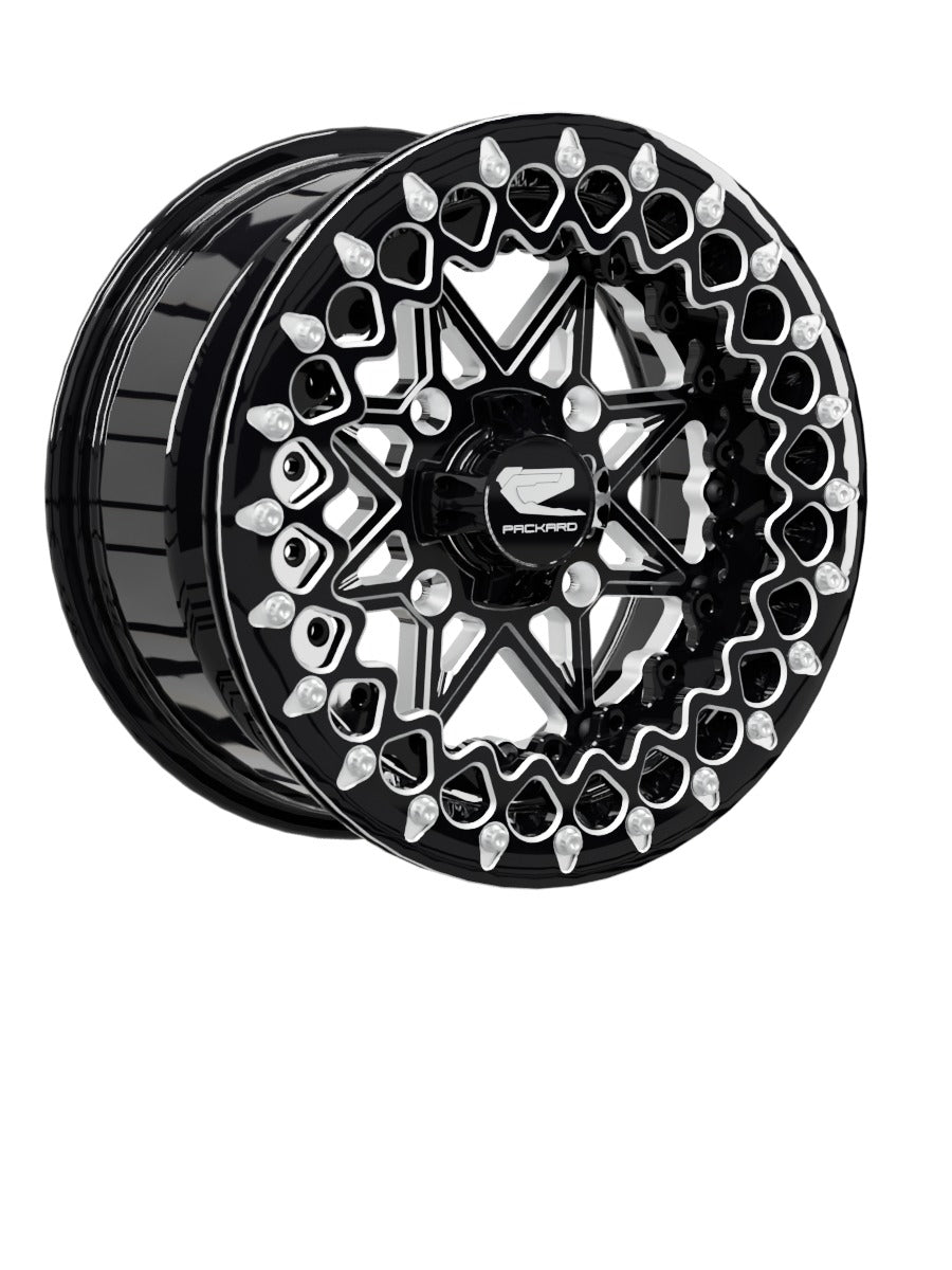 V2 Super Star - FF Forged Beadlock - Gloss Black - 15x7 | 4x136 / Contrast Machined V.3