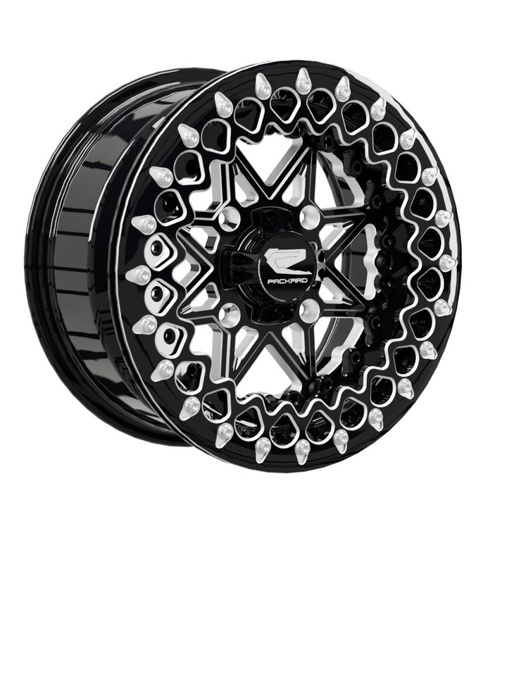 V2 Super Star - FF Forged Beadlock - Gloss Black - 15x7 | 4x136 / Contrast Machined V.3