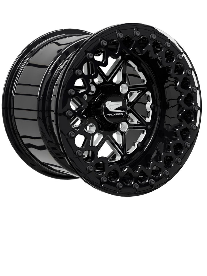V2 Super Star - FF Forged Beadlock - Gloss Black - 15x11 | 4x136 / Gloss Black V.3