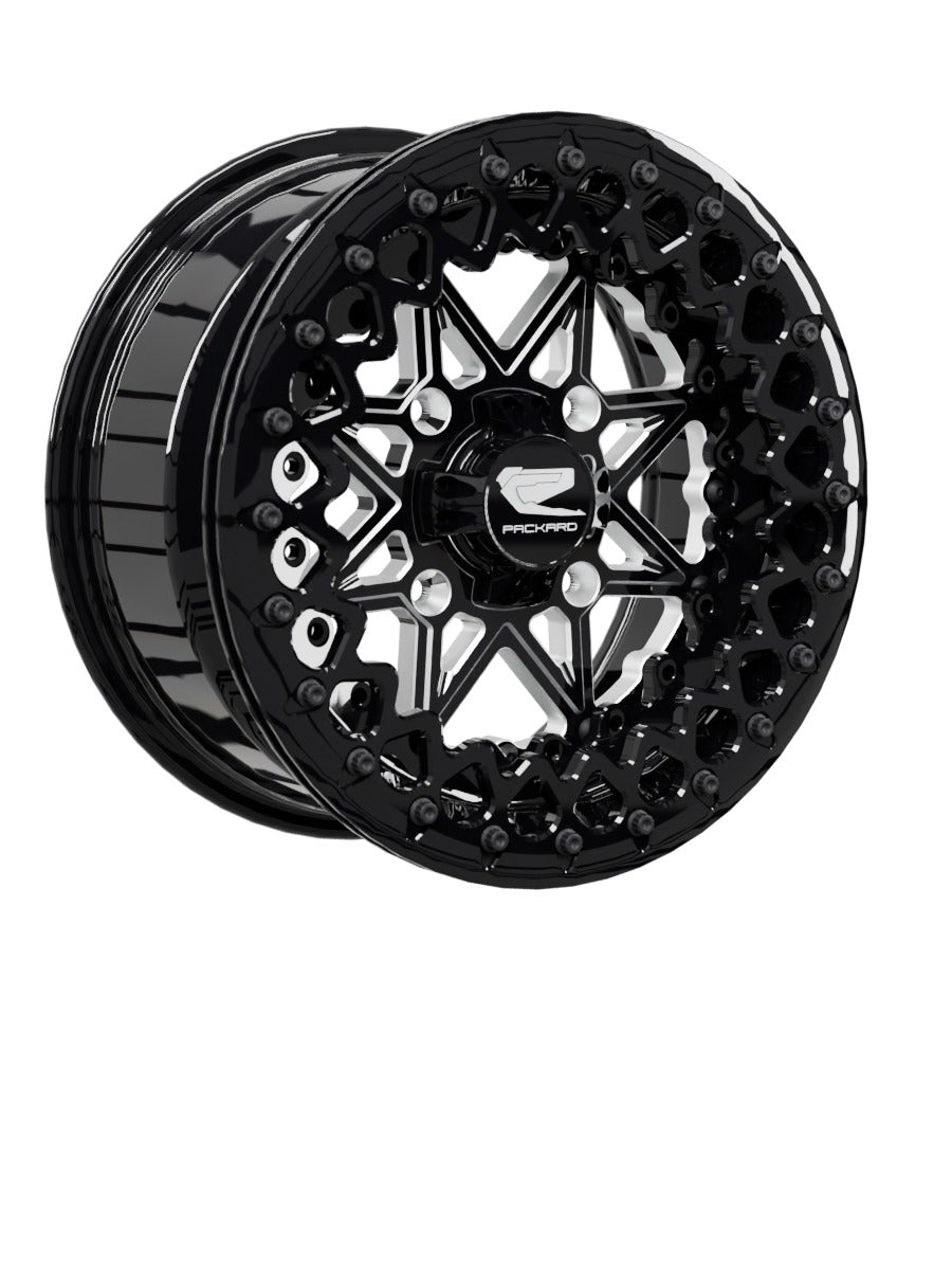 V2 Super Star - FF Forged Beadlock - Gloss Black - 15x7 | 4x136 / Gloss Black V.3